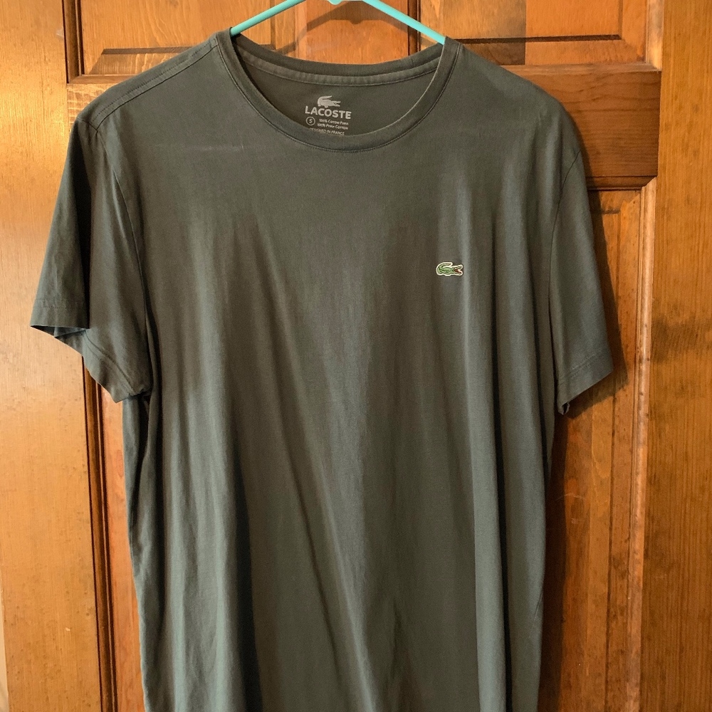 Lacoste Short Sleeve T-Shirt - Charcoal Gray